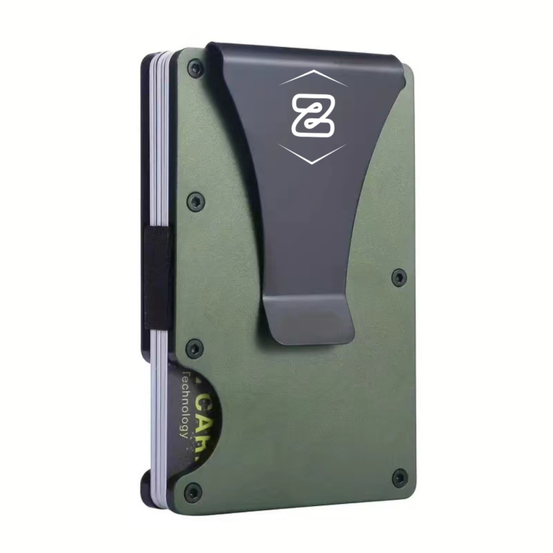 Minimalist Wallet with Money Clip Wooden RFID Carbon Fiber Wallet Credit Card Holder with 15 Card Capacity - Image 18