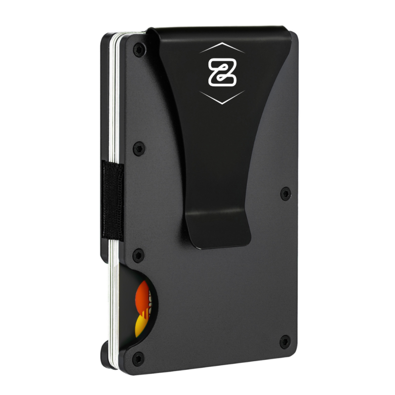 Minimalist Wallet with Money Clip Wooden RFID Carbon Fiber Wallet Credit Card Holder with 15 Card Capacity - Image 19