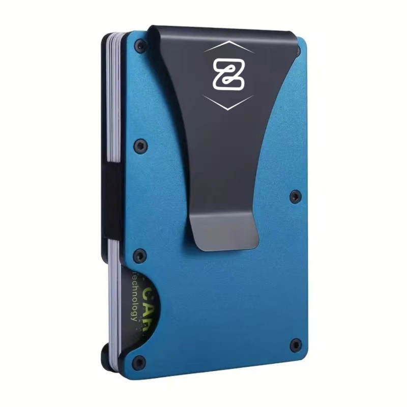 Minimalist Wallet with Money Clip Wooden RFID Carbon Fiber Wallet Credit Card Holder with 15 Card Capacity - Image 16